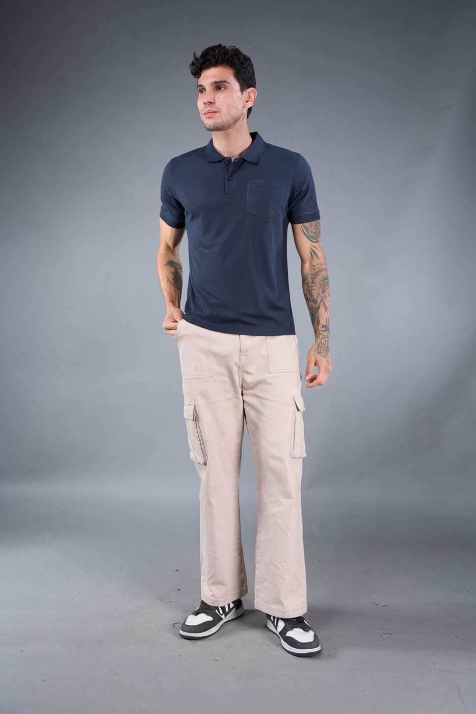 Originals Polo with pocket - Front